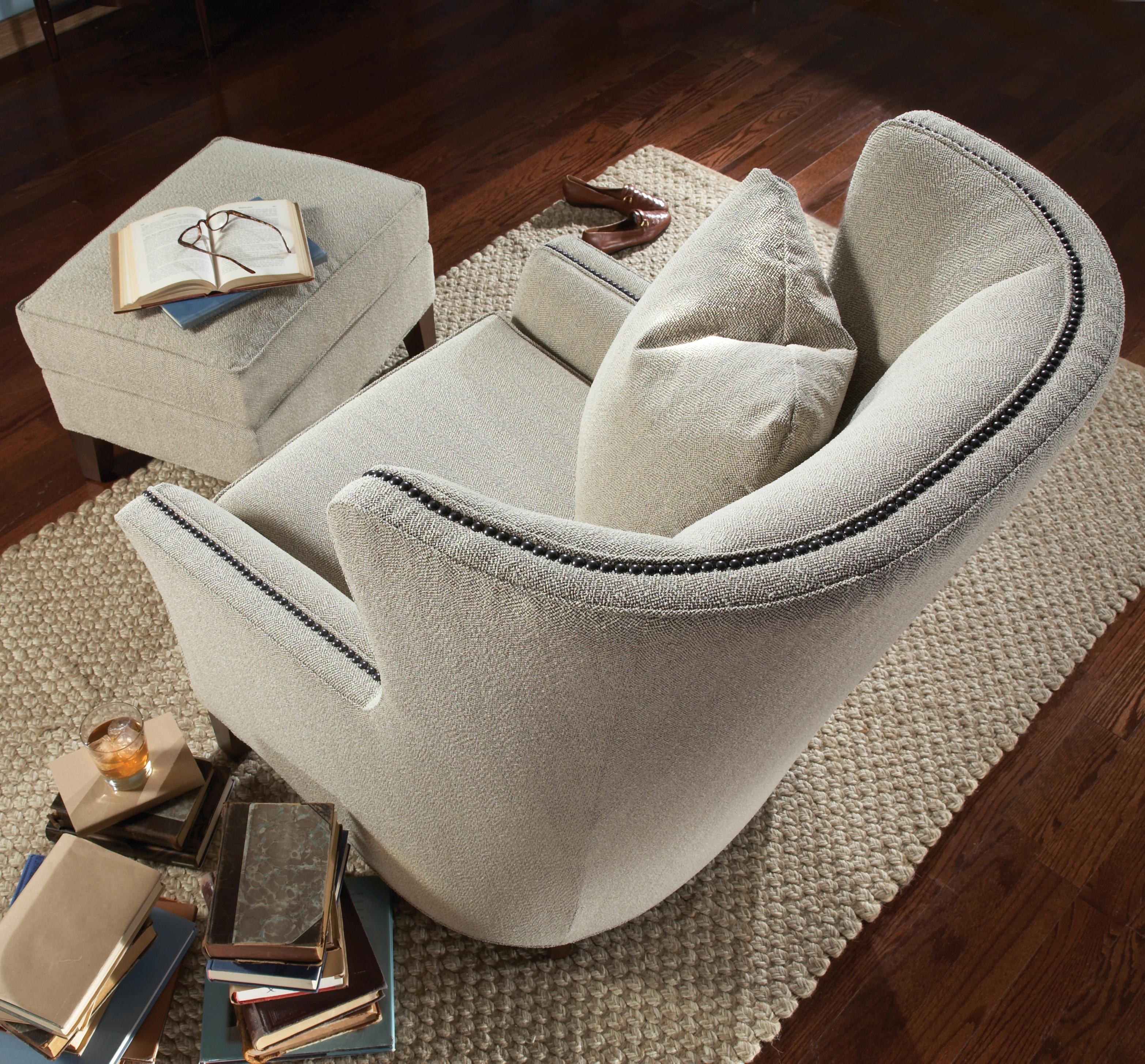 Smith Brothers Accent Chairs and Ottomans SB 82530 Contemporary